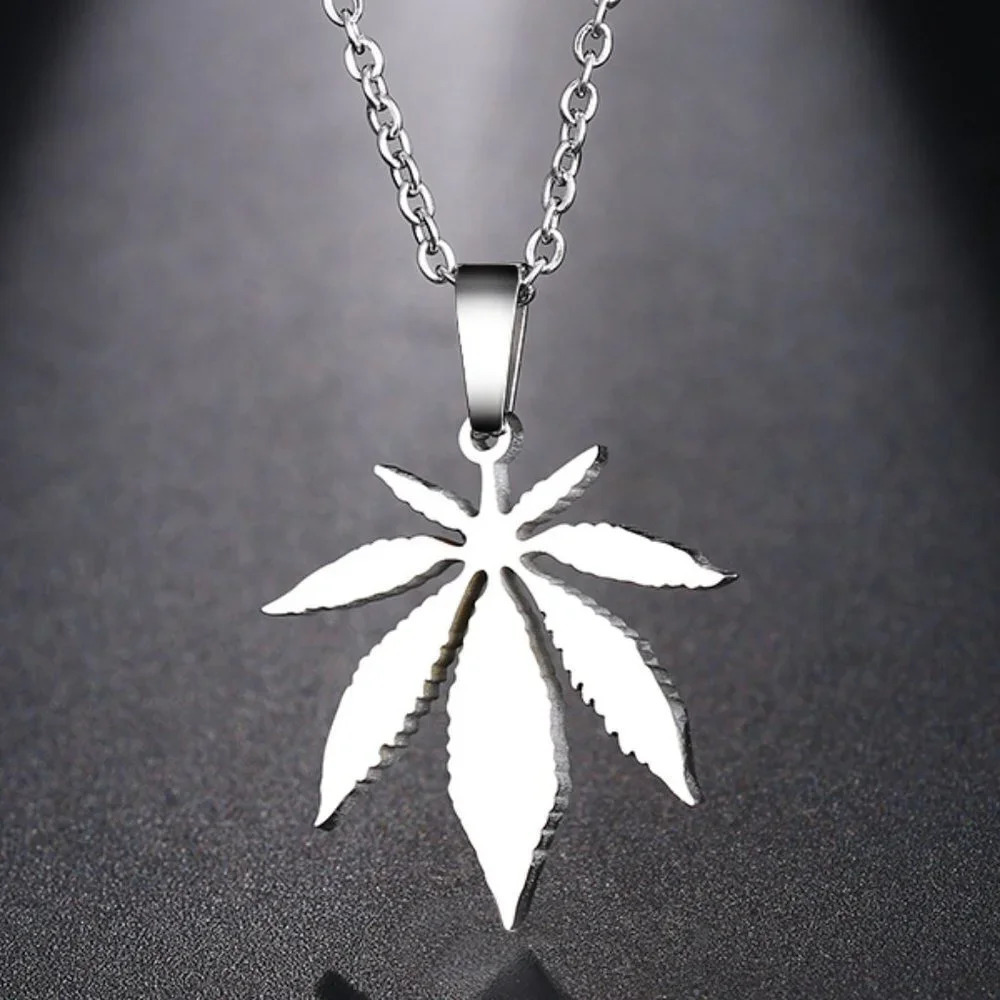 ✨ Refine Maple Leaves Delicate Dainty 925 Silver Plated Necklace, EVGG1078
